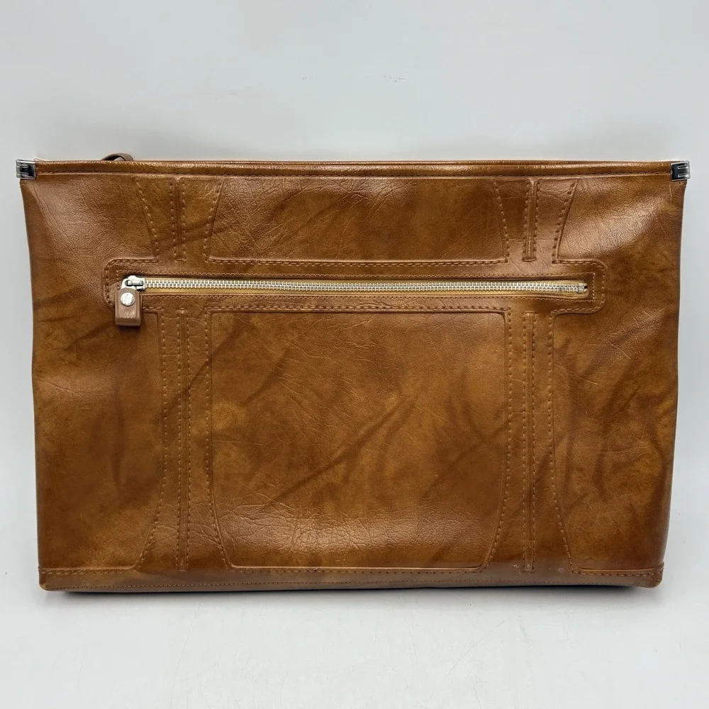 Vintage 1975 American Tourister Portfolio Briefcase Brown Faux Leather Case